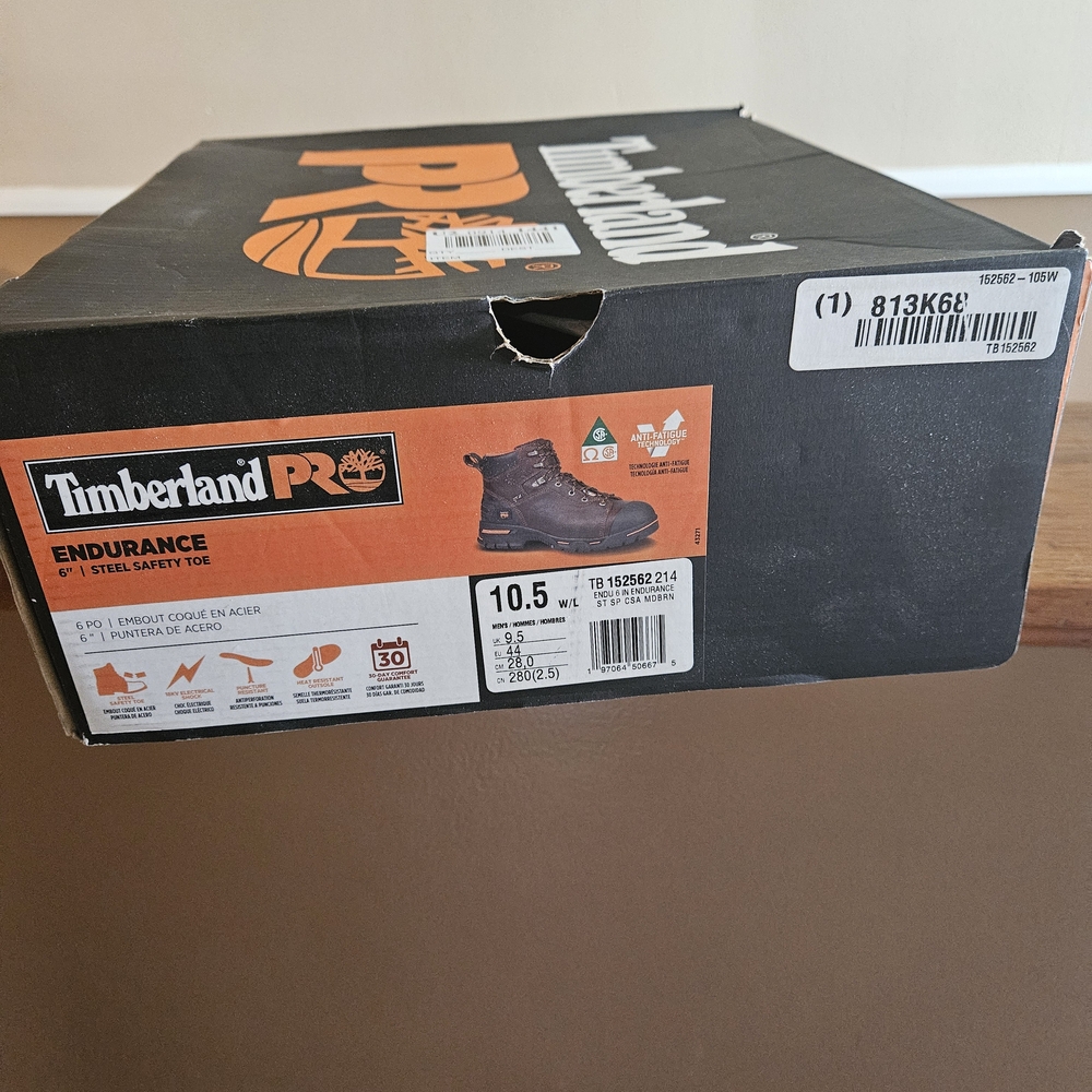 Timberland PRO Brown and Orange Boots Durable Design - Picture 3 of 4